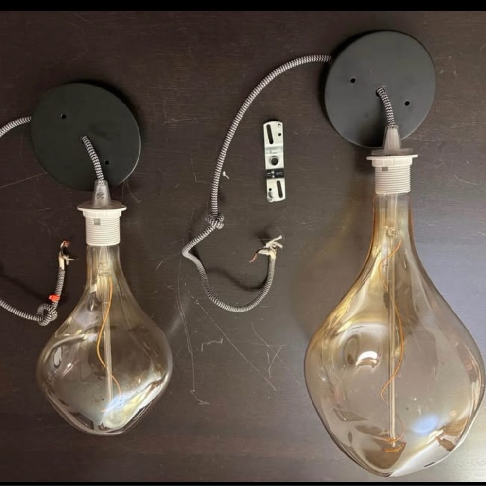 Modern glass light fixtures